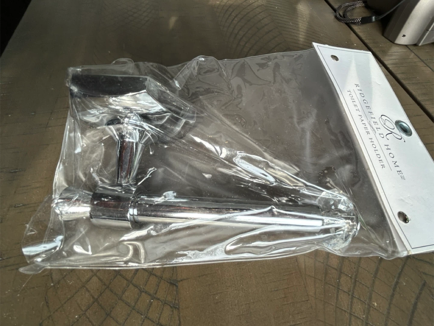 Chrome/Crystal Toilet Paper Holder, Wall Mounting - photo 4