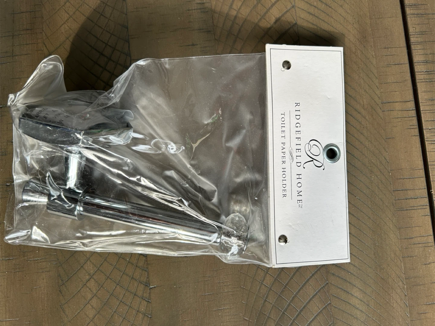 Chrome/Crystal Toilet Paper Holder, Wall Mounting - photo 2