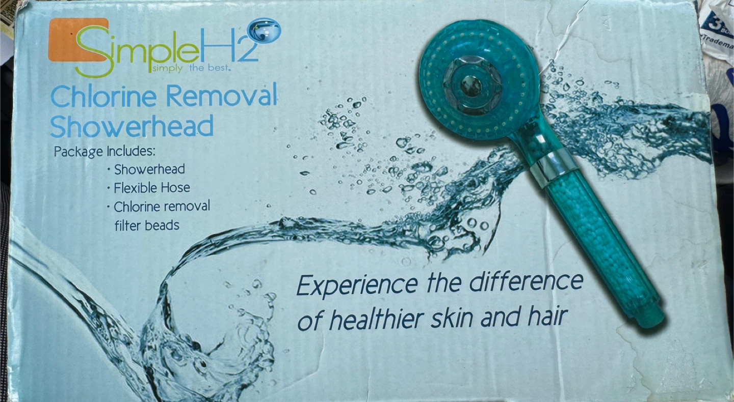 SimpleH2 Chlorine Removal Showerhead with Filter Beads