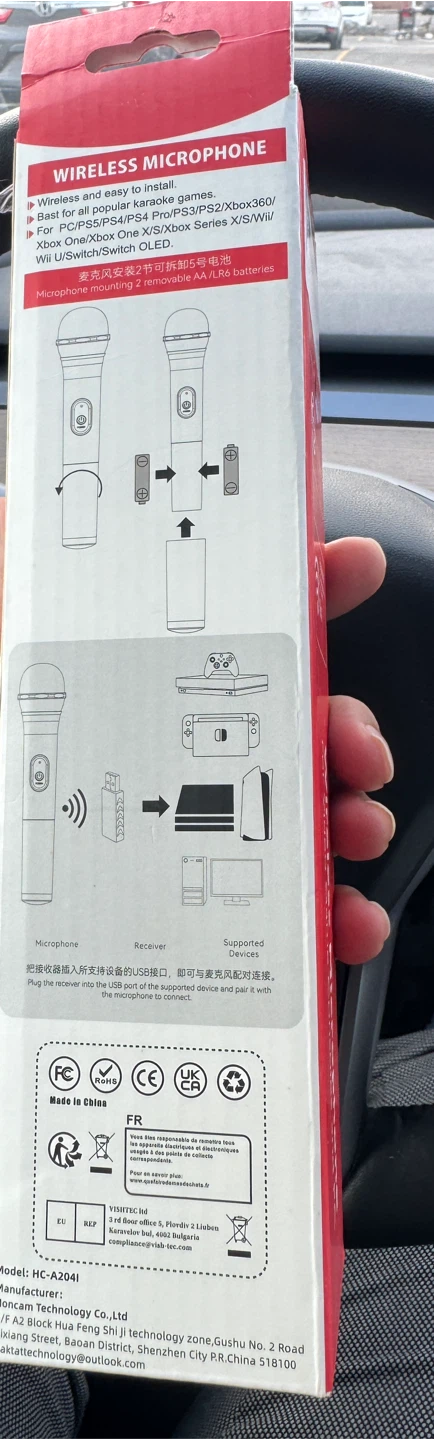 McBazel Wireless Microphone for Video Game Consoles and PC - photo 3