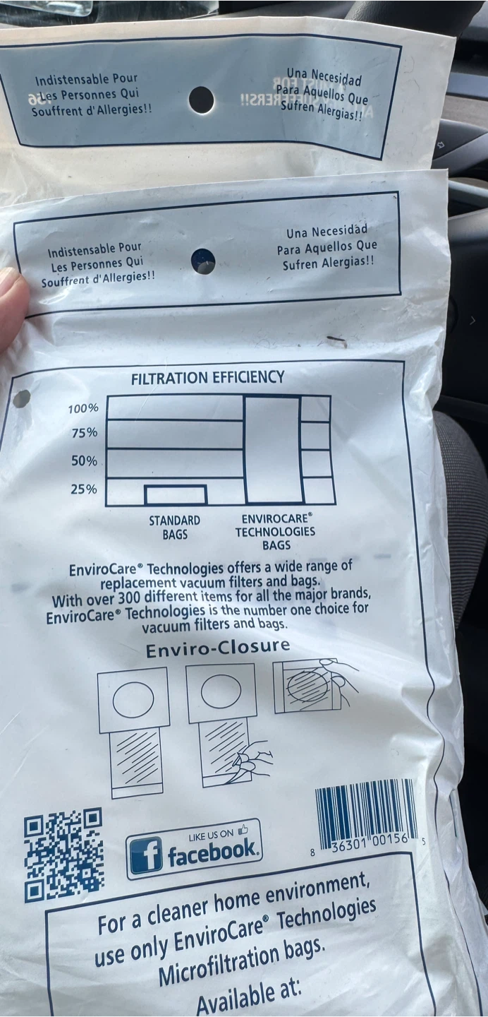 EnviroCare Technologies Micro Filtration Vacuum Bags - 4 Bags - photo 3