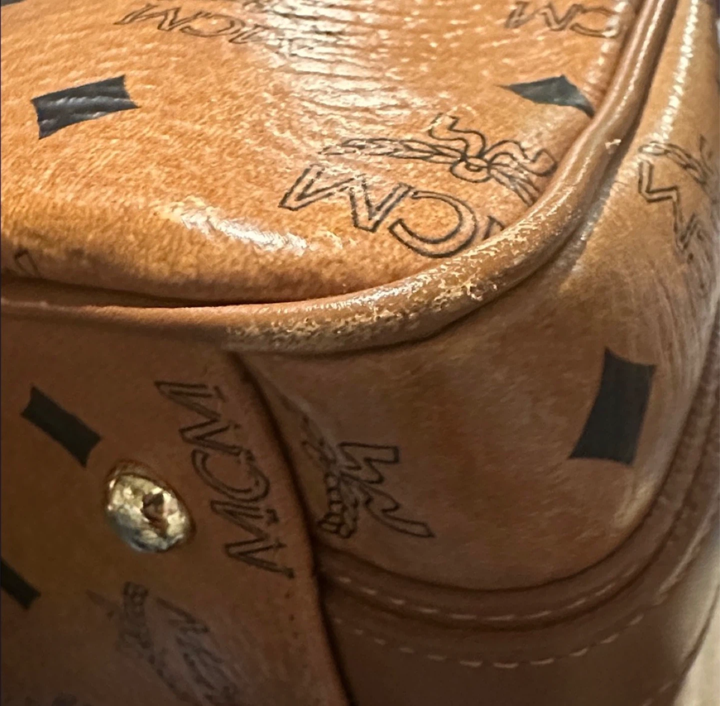 MCM Monogram Boston Bag - photo 4