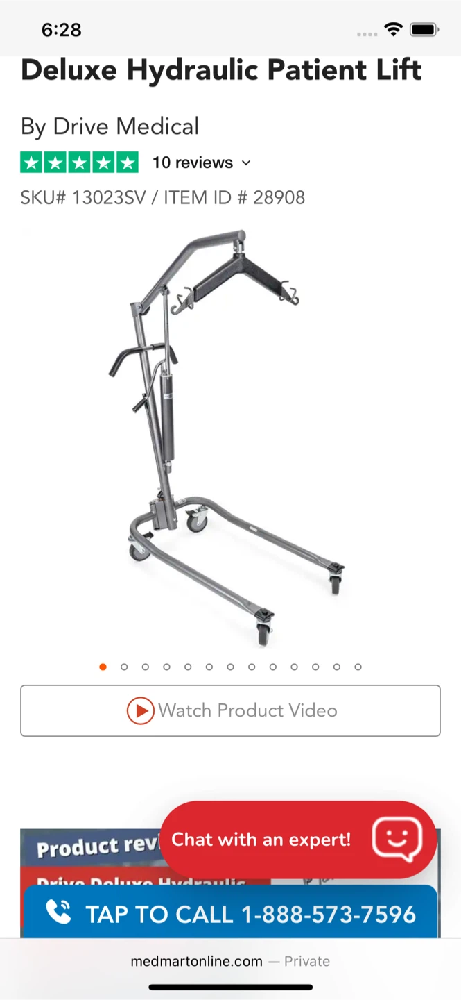 Drive Medical Deluxe Hydraulic Patient Lift - photo 4
