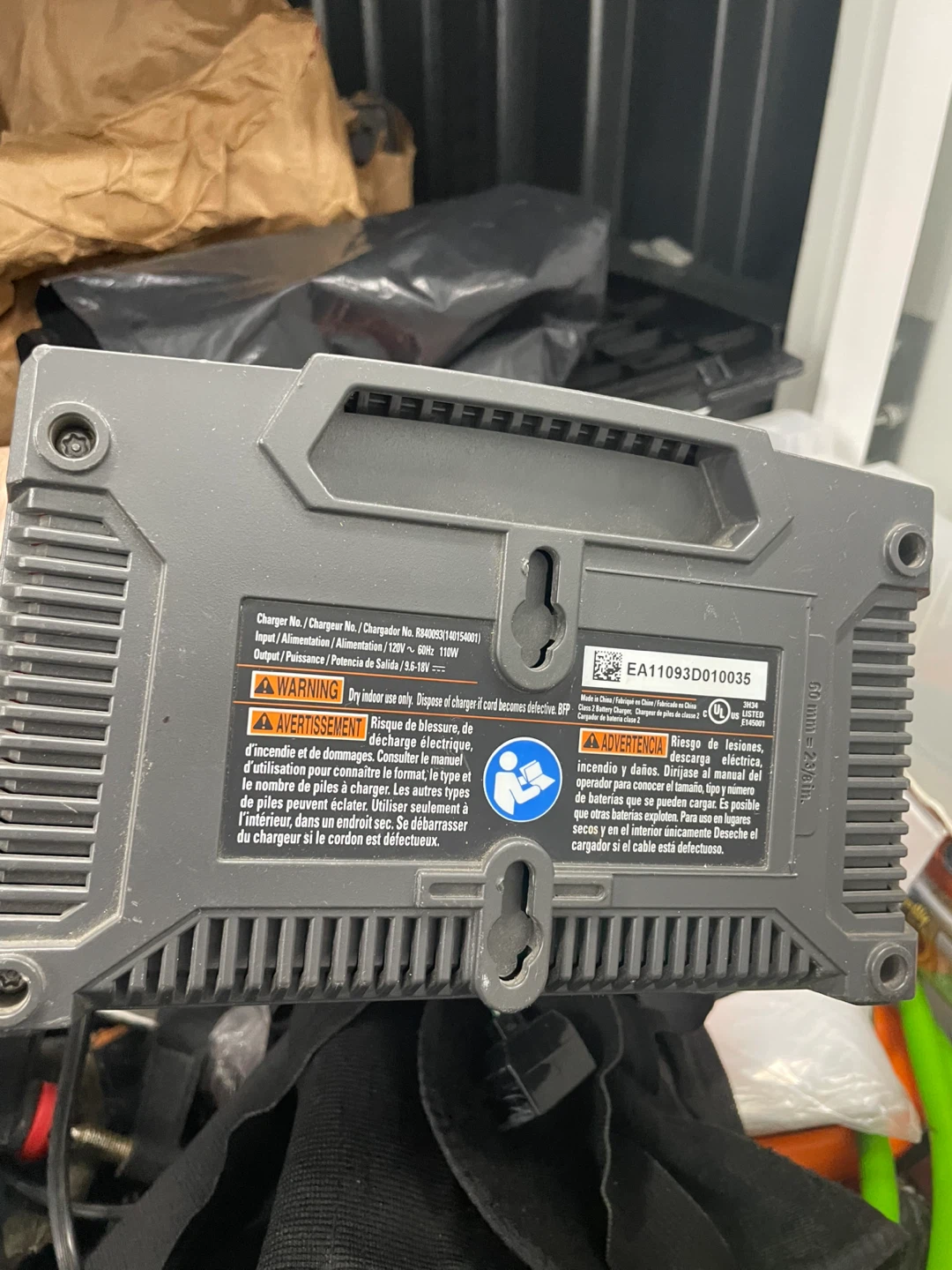 Ridgid 18V Lithium Ion Battery and Charger - photo 2