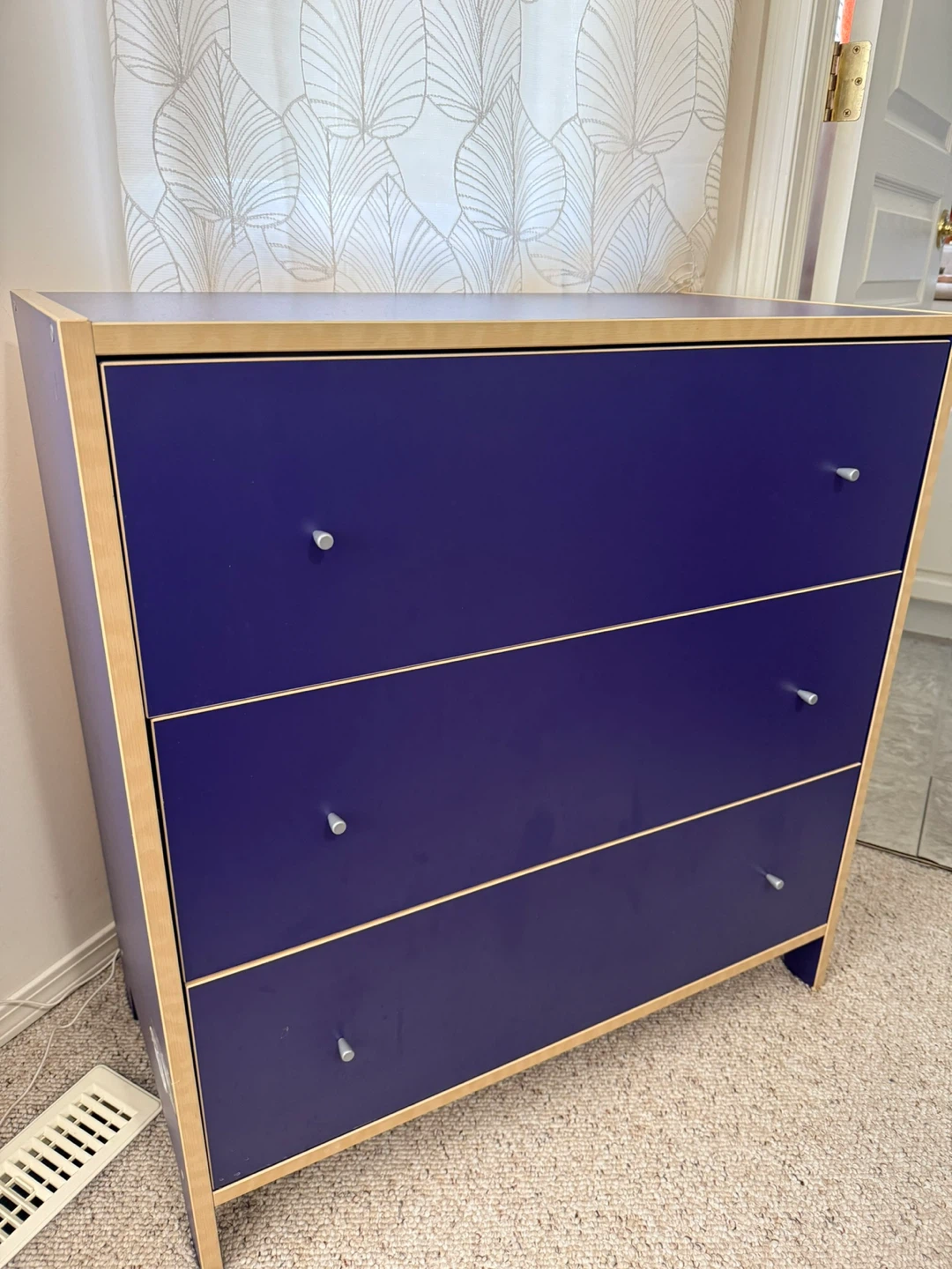 Three Drawer Dresser - Deep Blue - photo 3