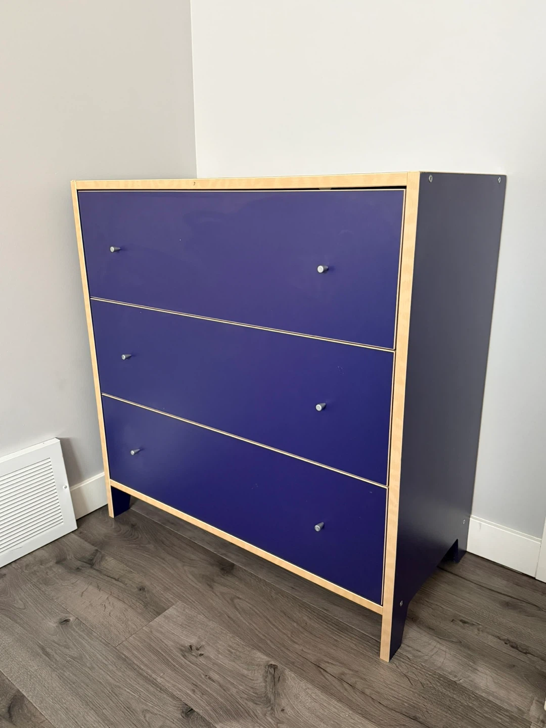 Three Drawer Dresser - Deep Blue - photo 4