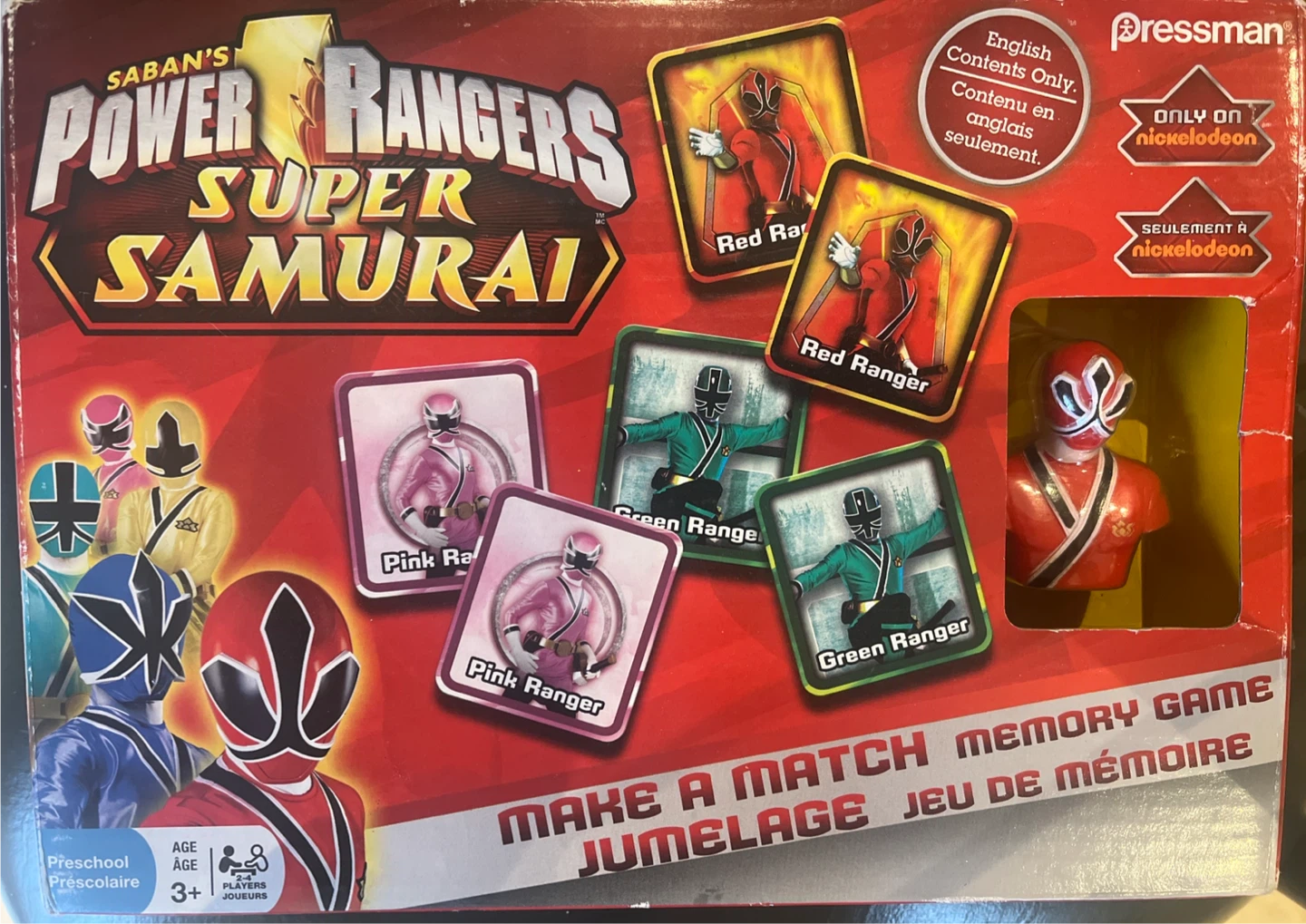 Power Rangers Super Samurai Make a Match Memory Game