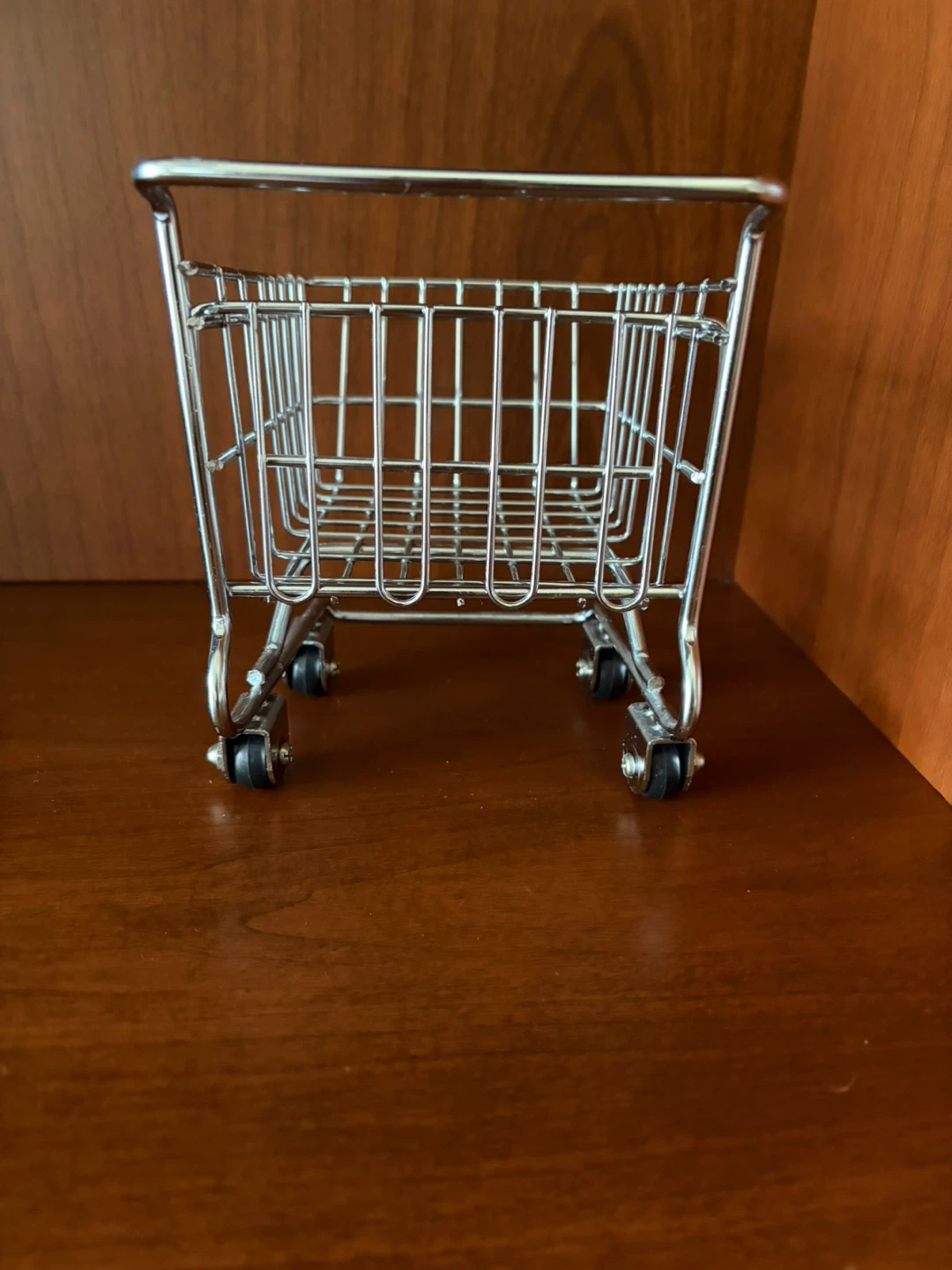 Mini Chrome Shopping Cart - photo 2