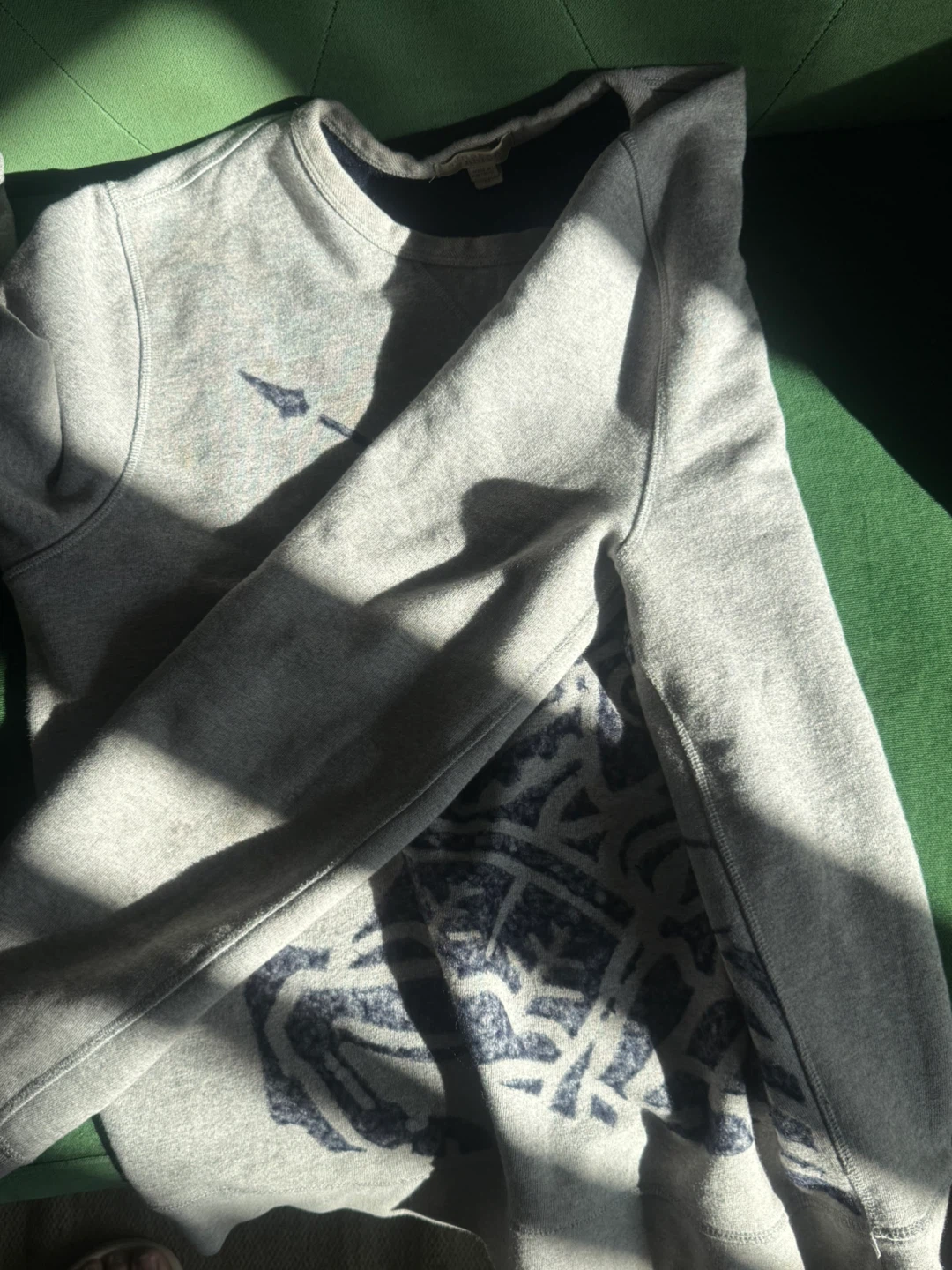 Men's grey Burberry Brit  Equestrian Knight sweatshirt - photo 4