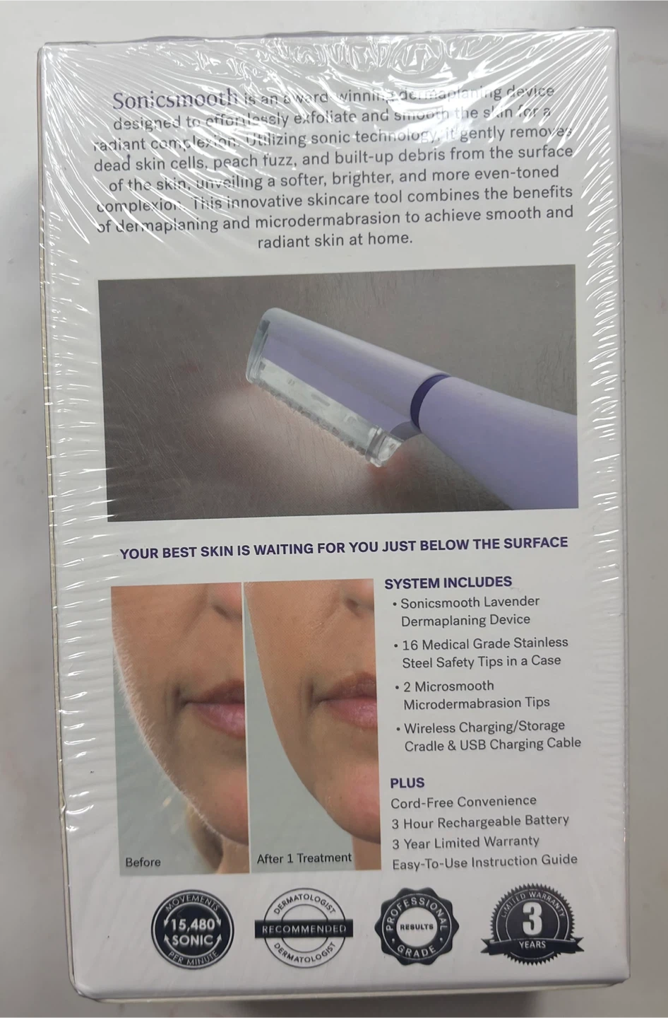 Michael Todd Beauty Sonic smooth Pro+ Dermaplaning Device - photo 3