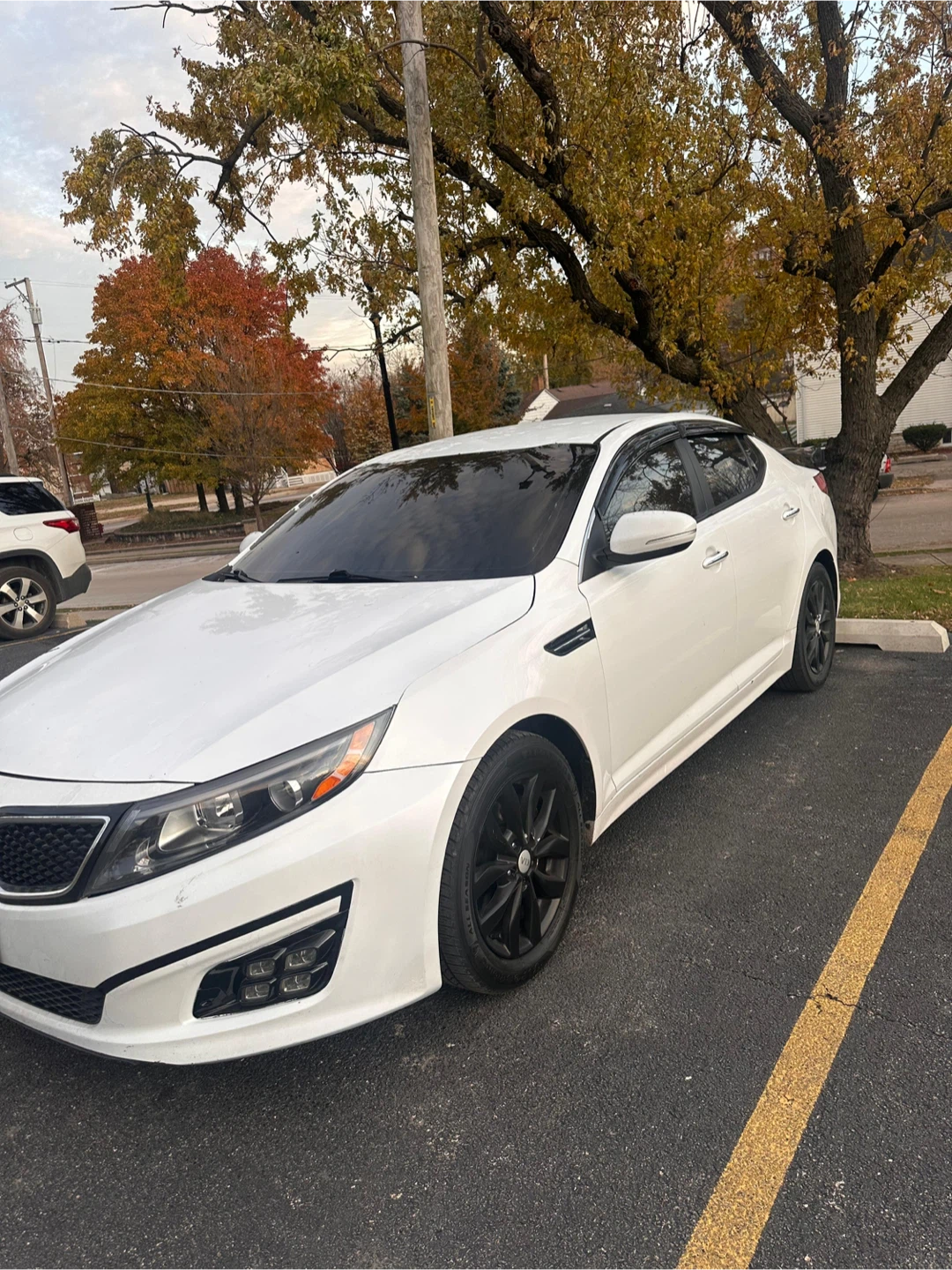 White Kia Optima Sedan - photo 5