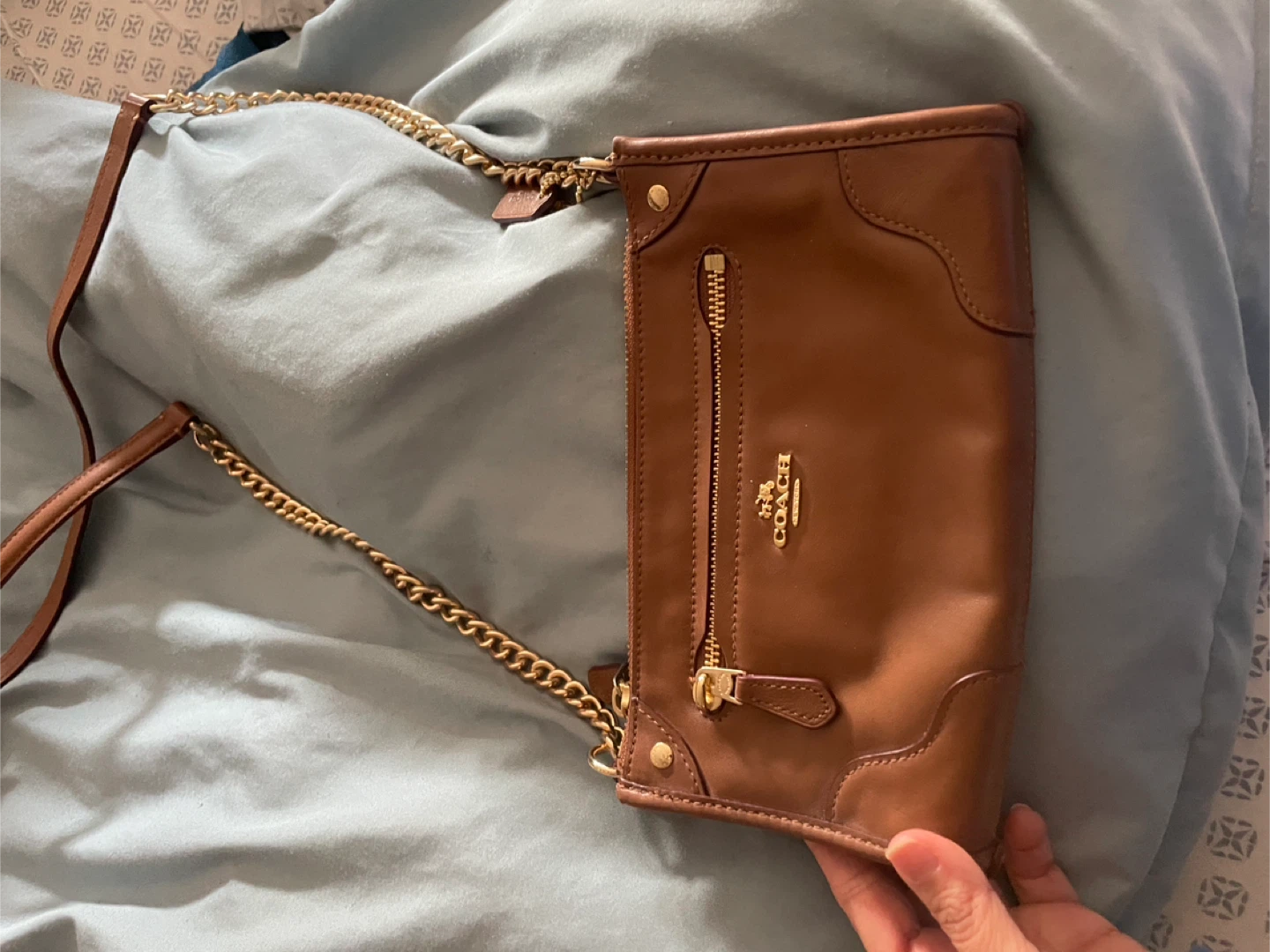 Coach Brown Leather Crossbody Bag - photo 2