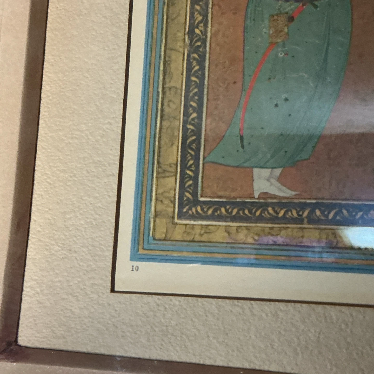 Antique print of a Man with a Falcon - photo 3