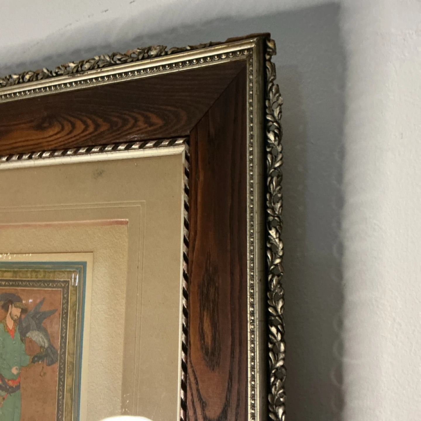 Antique print of a Man with a Falcon - photo 4