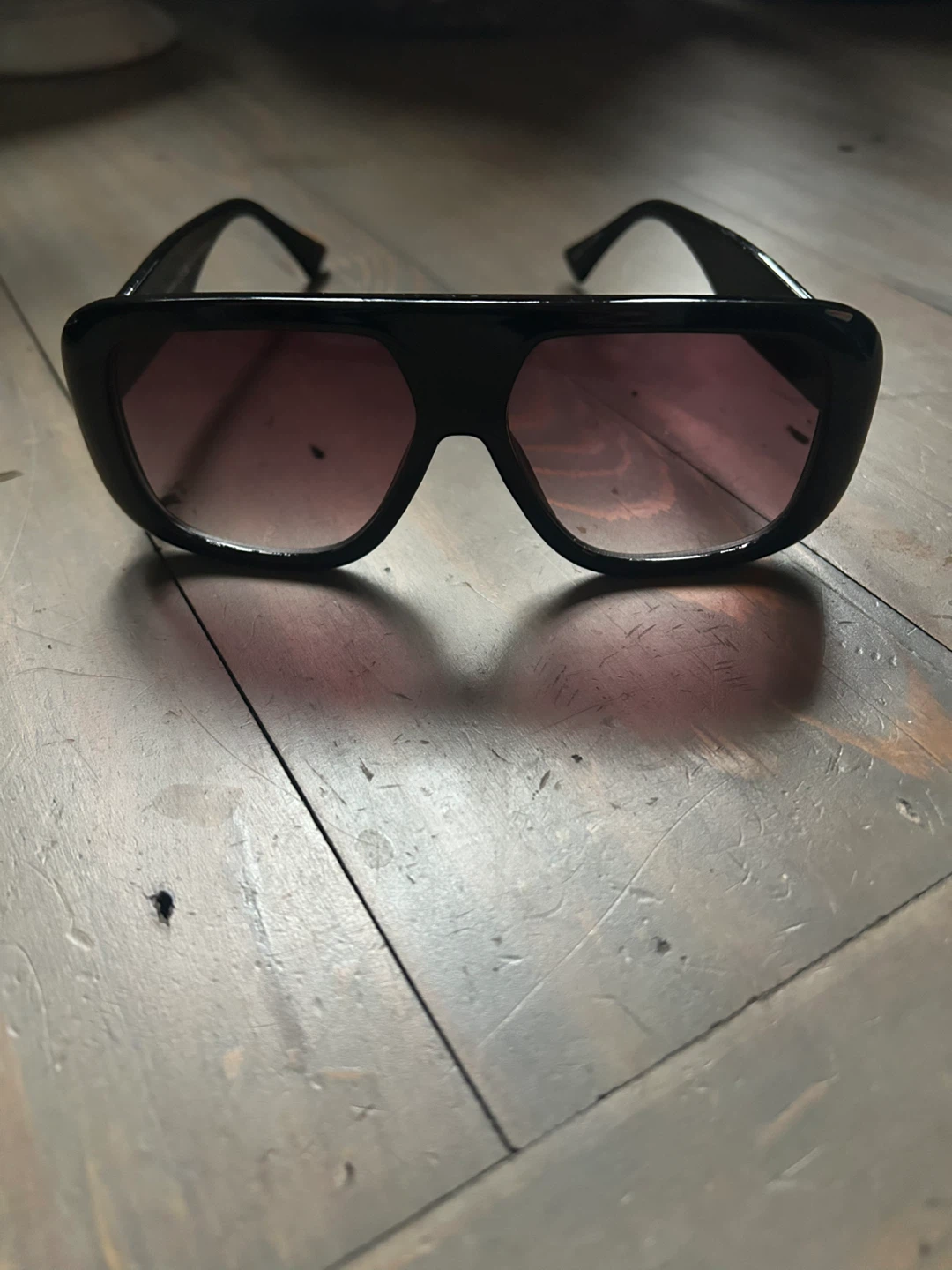 Zara Black Square Sunglasses. Never worn