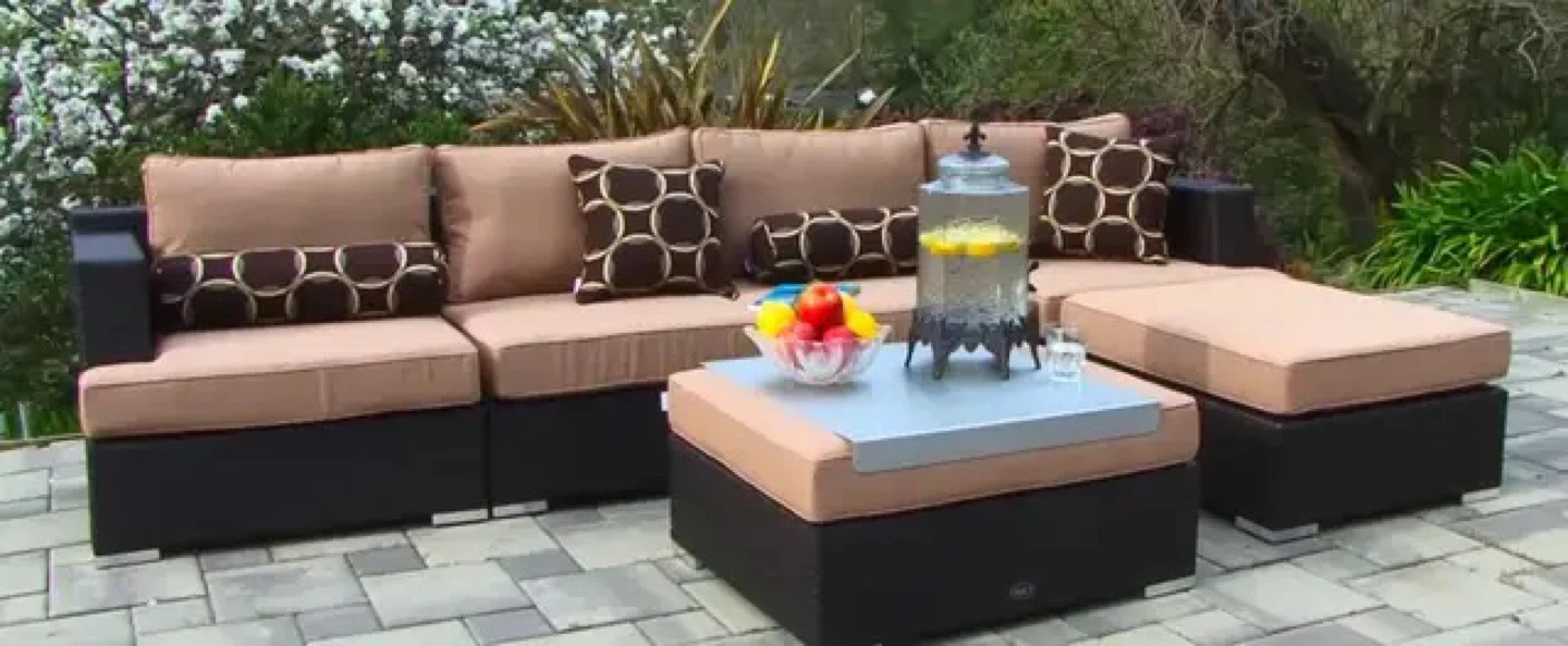 Niko 6-piece Patio Sectional Conversation Set