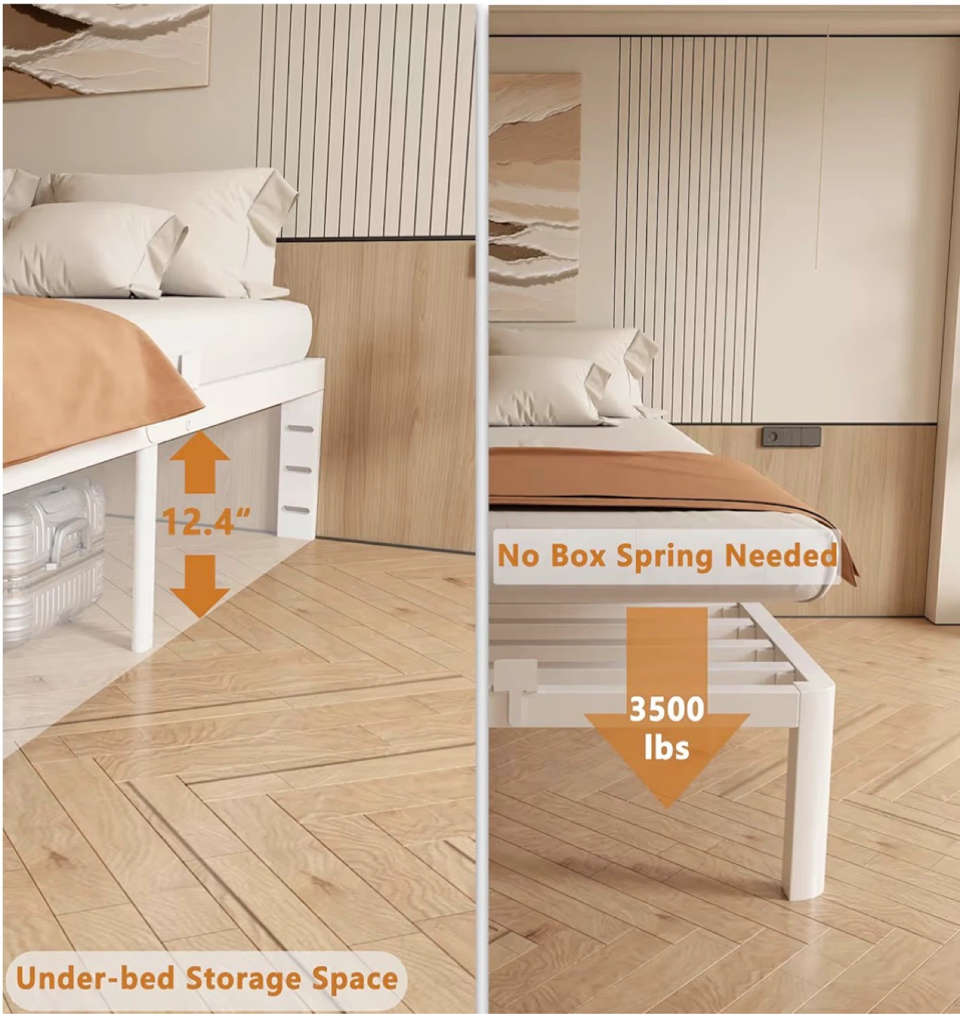 Full Size Metal Bed Frame - photo 4