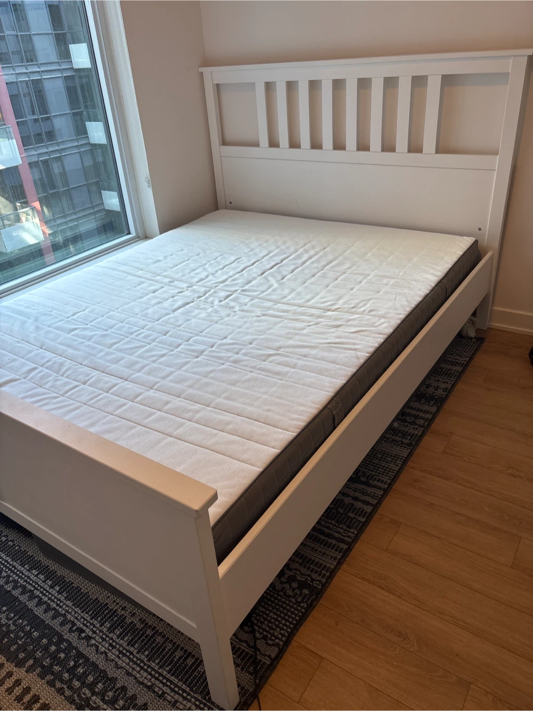 QUEEN Bed Frame (Free Mattress)