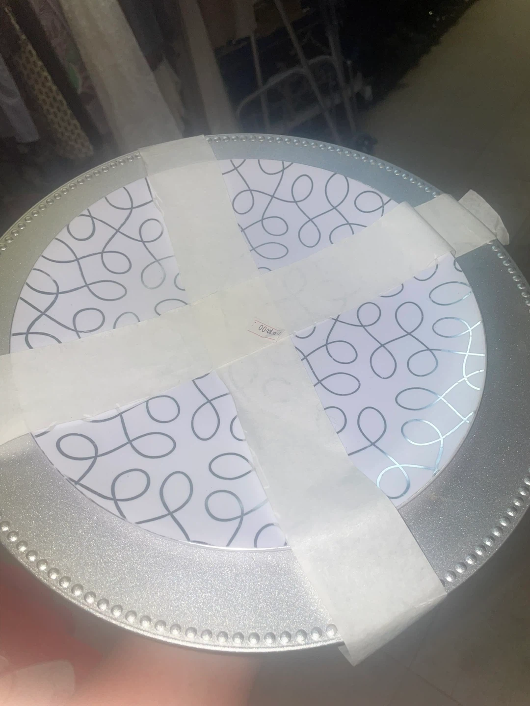 Silver Charger Plates Set