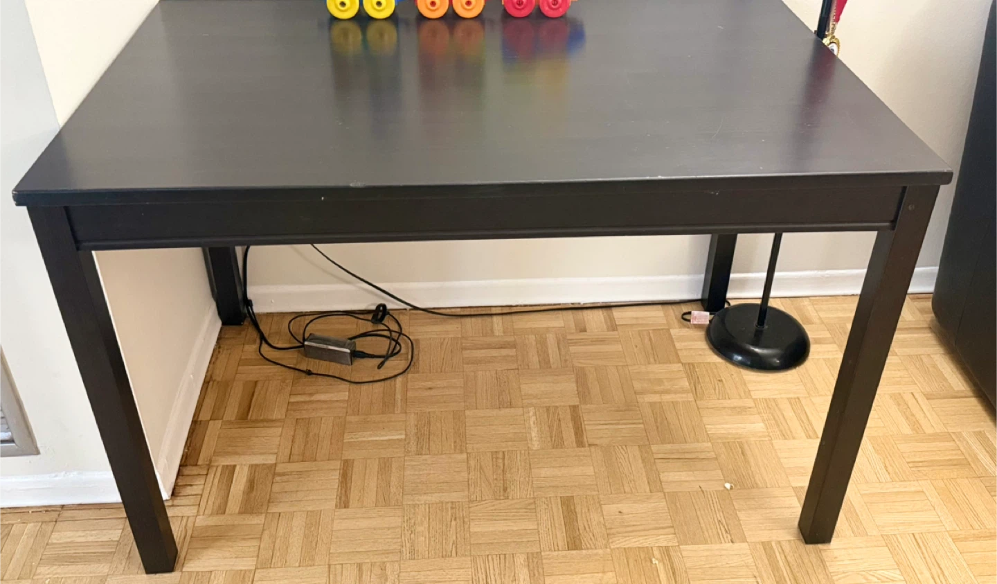 Black IKEA Frosta Table