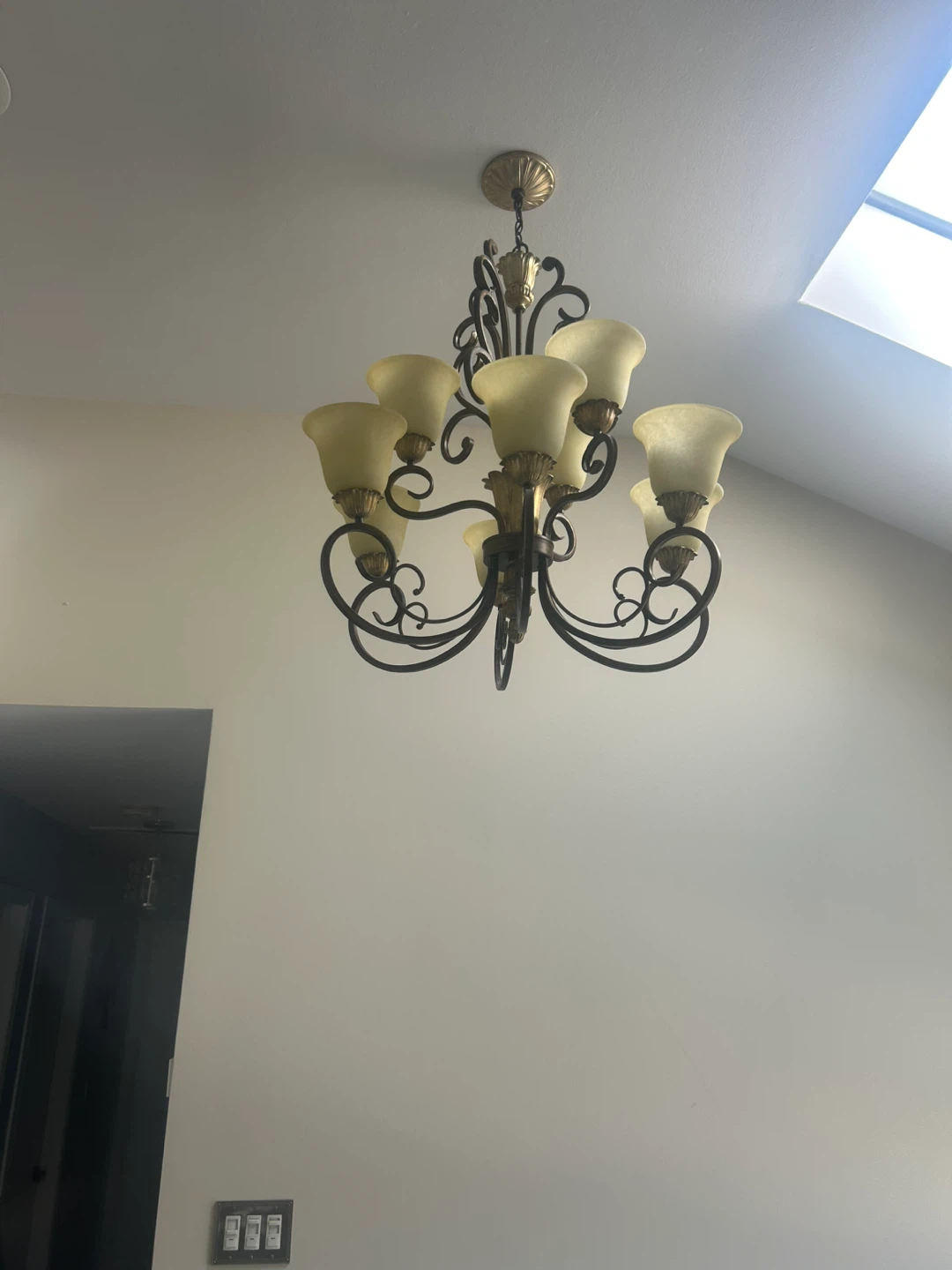 9 Globe  Chandelier