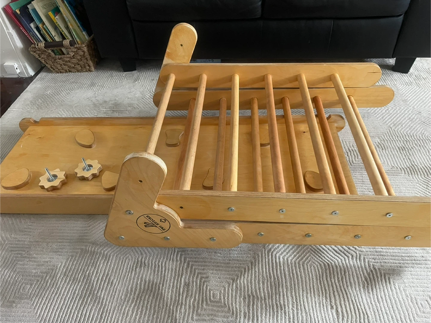 Two Sticks Wooden Climbing Triangle Set - photo 5