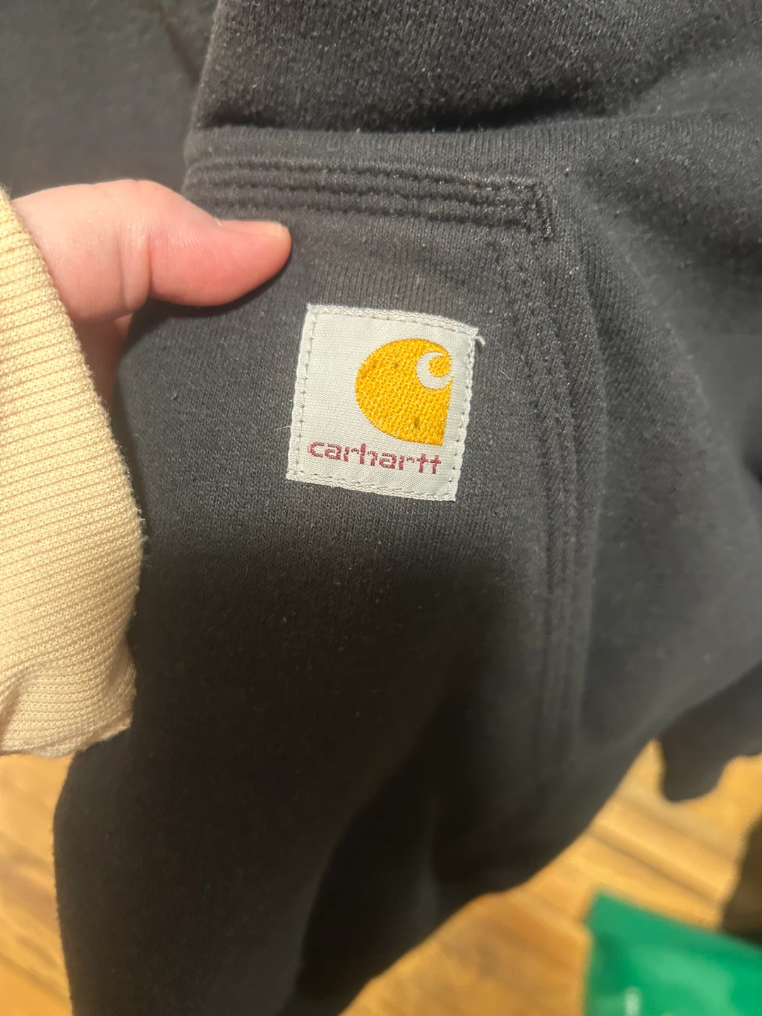 Carhartt Original Fit Black Hoodie - Size XL - photo 5