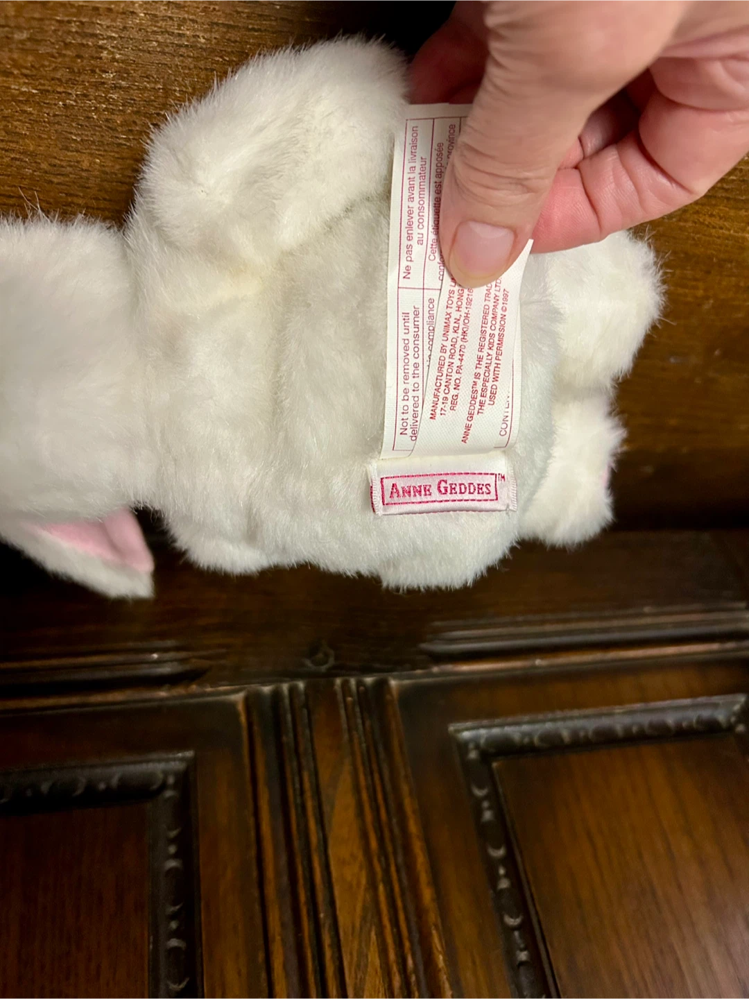 Anne Geddes Baby Bunny Plush, 1997 - photo 4