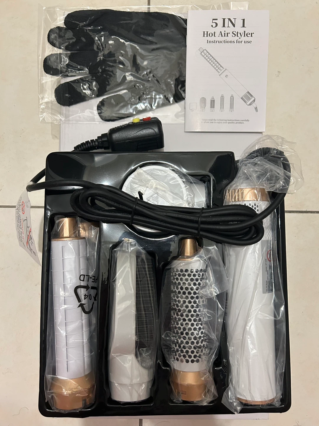 5-in-1 Hot Air Styler Styling Comb Set