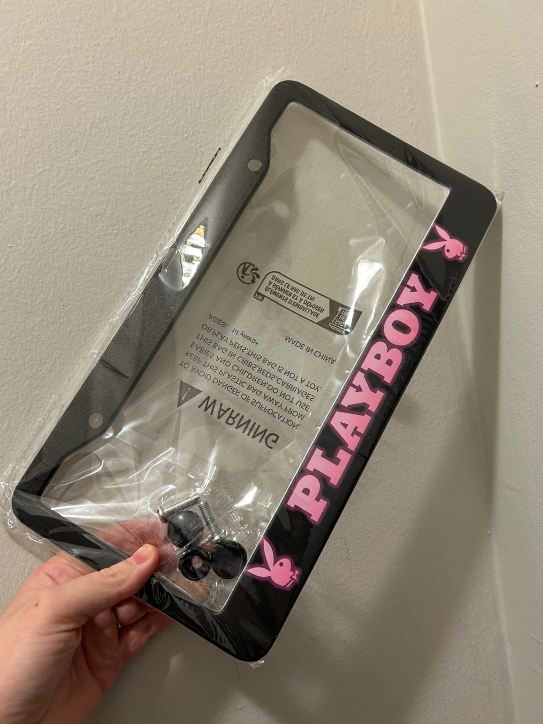 Playboy License Plate Frame - photo 2