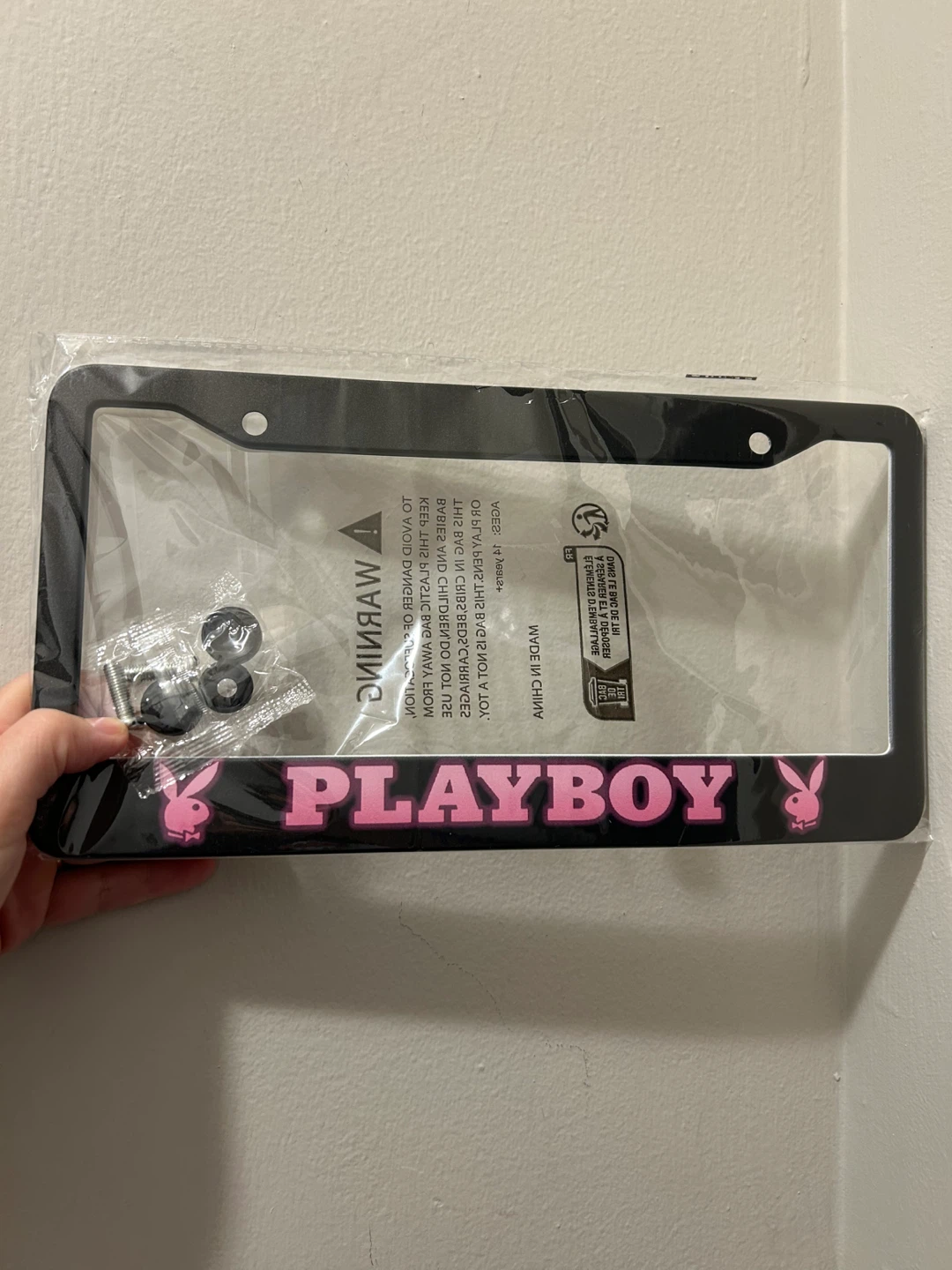 Playboy License Plate Frame
