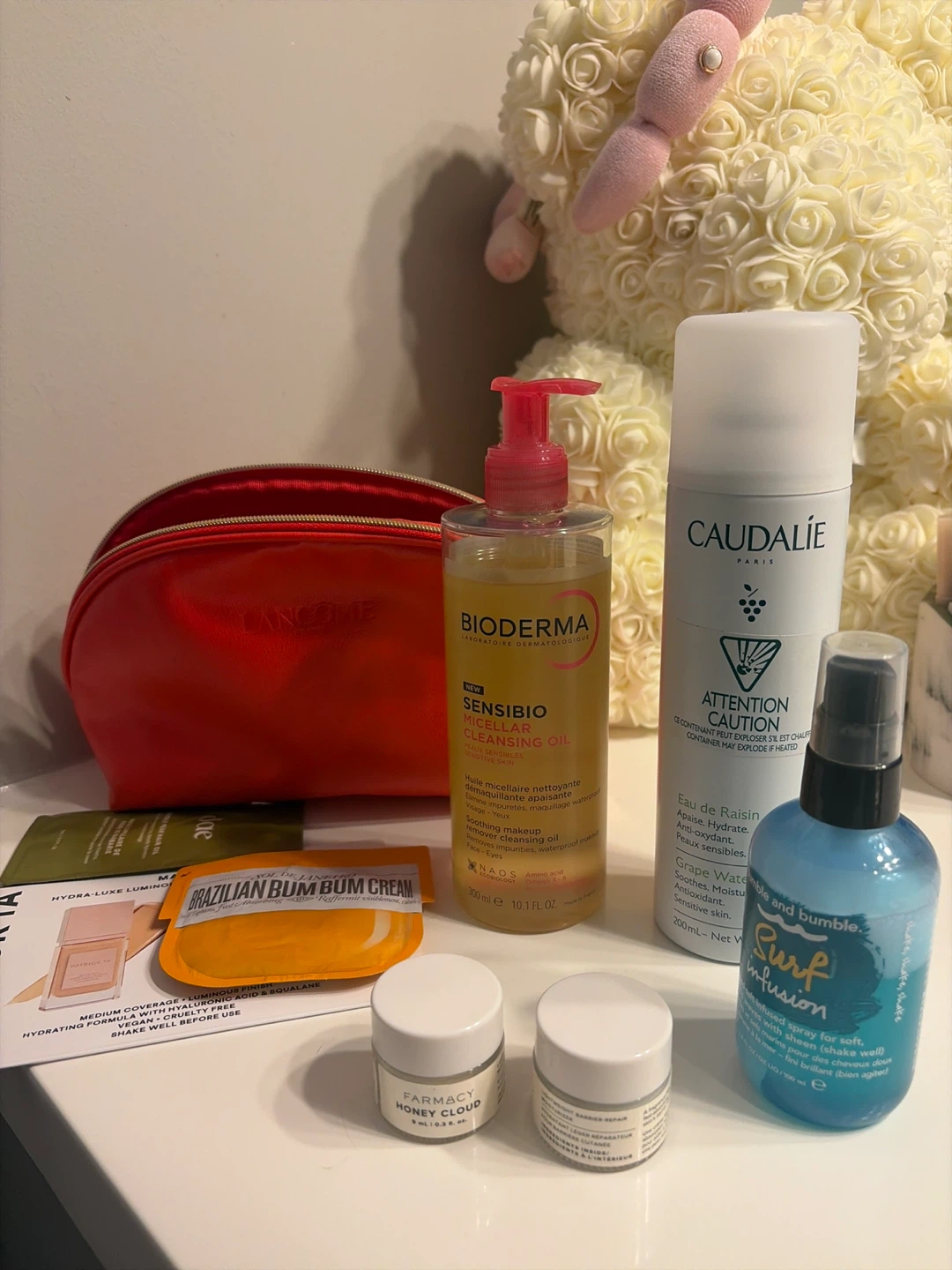 Assorted Skincare Lot - Bioderma, Caudalie, Farmacy