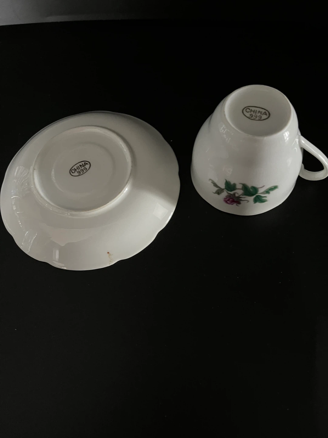 Vintage Floral Teacup and Saucer Set - photo 3
