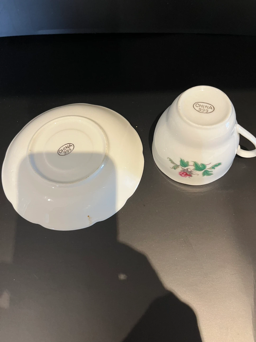 Vintage Floral Teacup and Saucer Set - photo 4