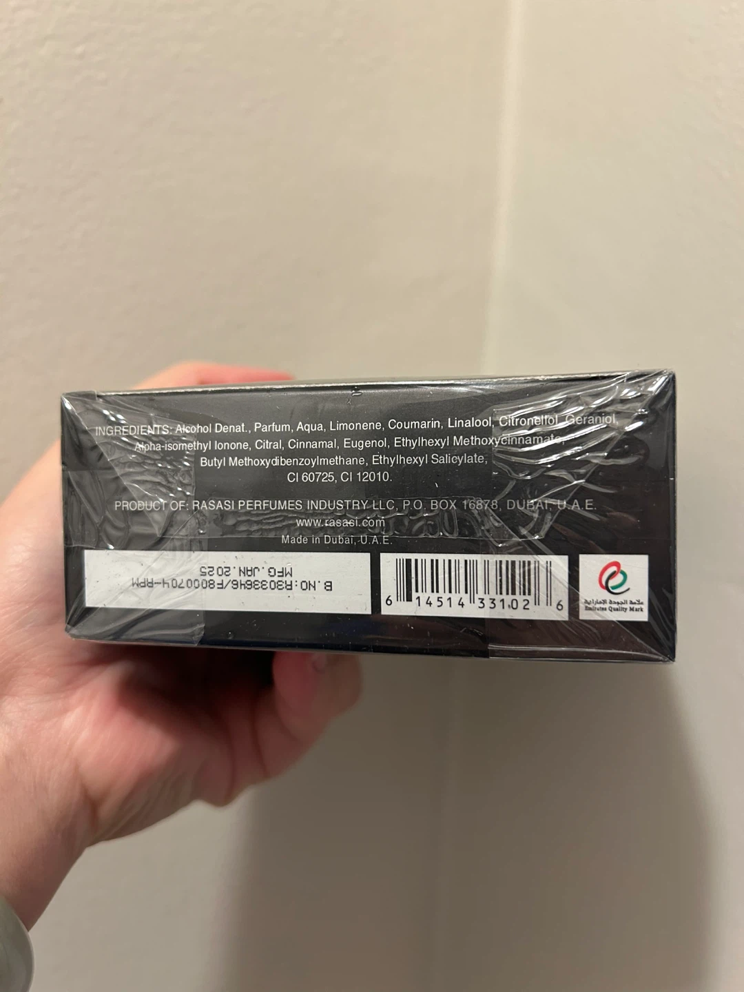 BNIB Rasasi Hawas for Him - 100ml EDP (Newest Batch) - photo 3