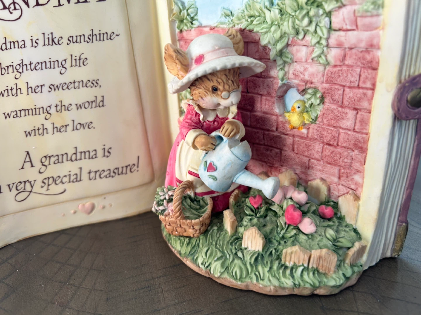 Tiny Talk Collection Ceramic Book for Grandma Figurine - photo 2