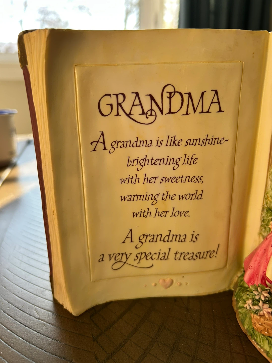 Tiny Talk Collection Ceramic Book for Grandma Figurine - photo 4