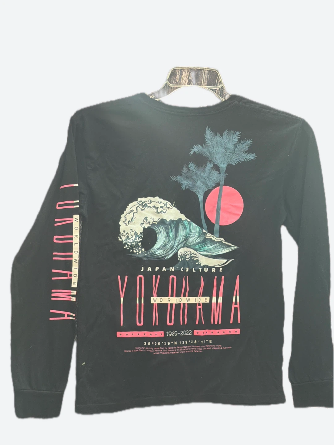 Yokohama Japan Culture Long Sleeve T-Shirt - photo 2