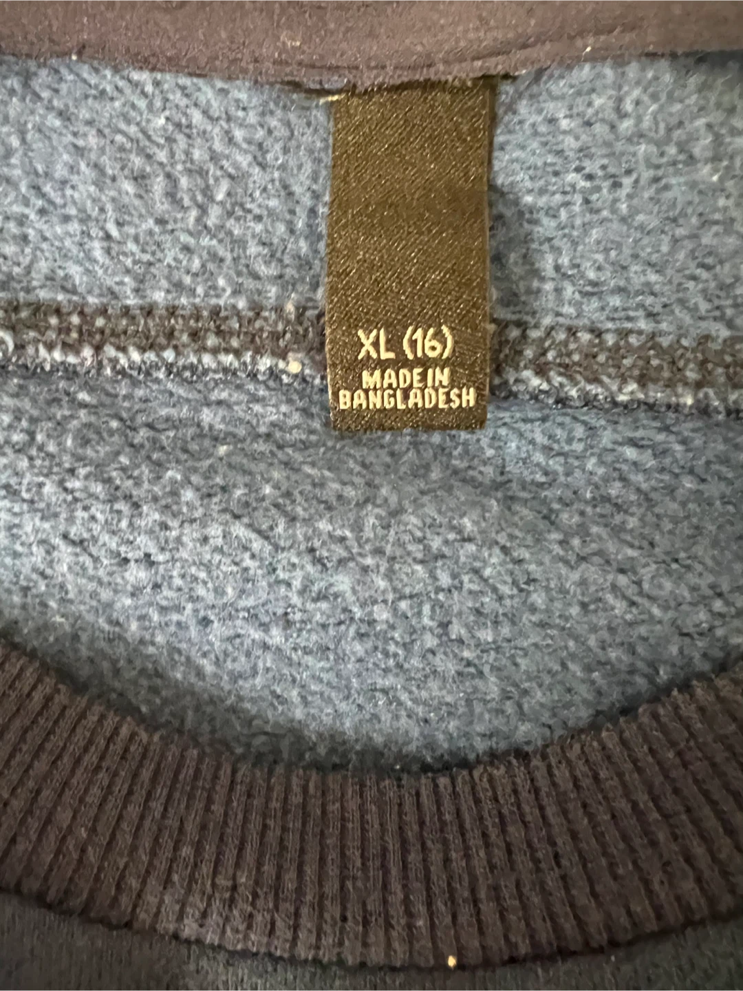 Navy Blue Tie-Dye Crewneck Sweatshirt XL (16) - photo 5