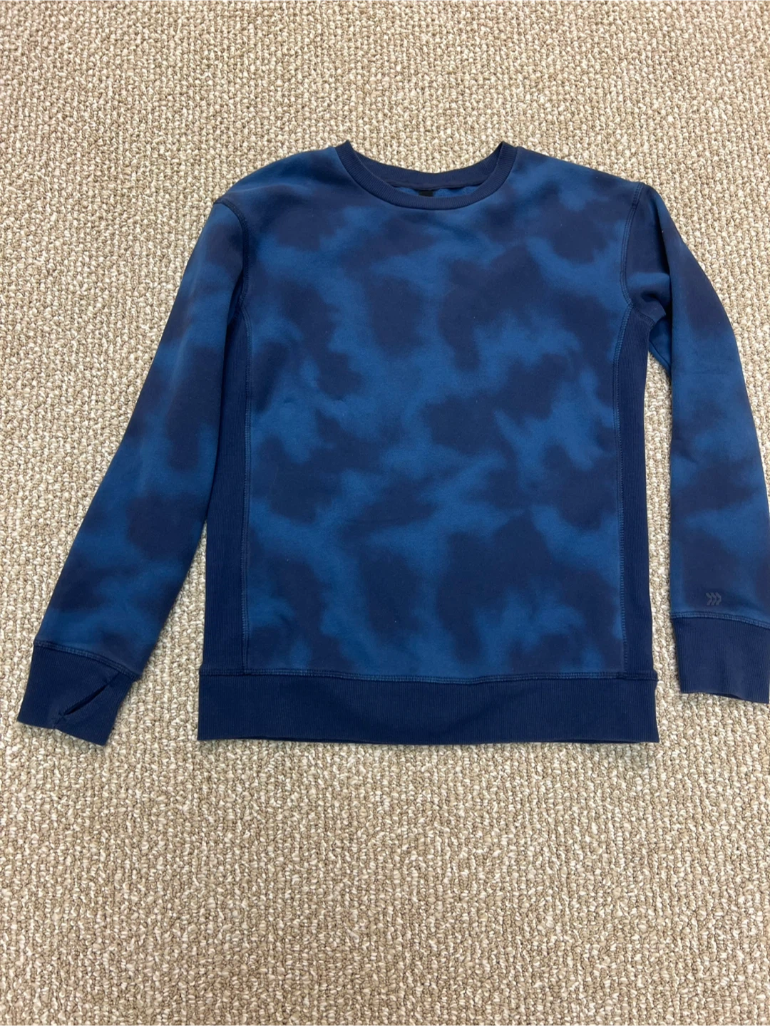 Navy Blue Tie-Dye Crewneck Sweatshirt XL (16)