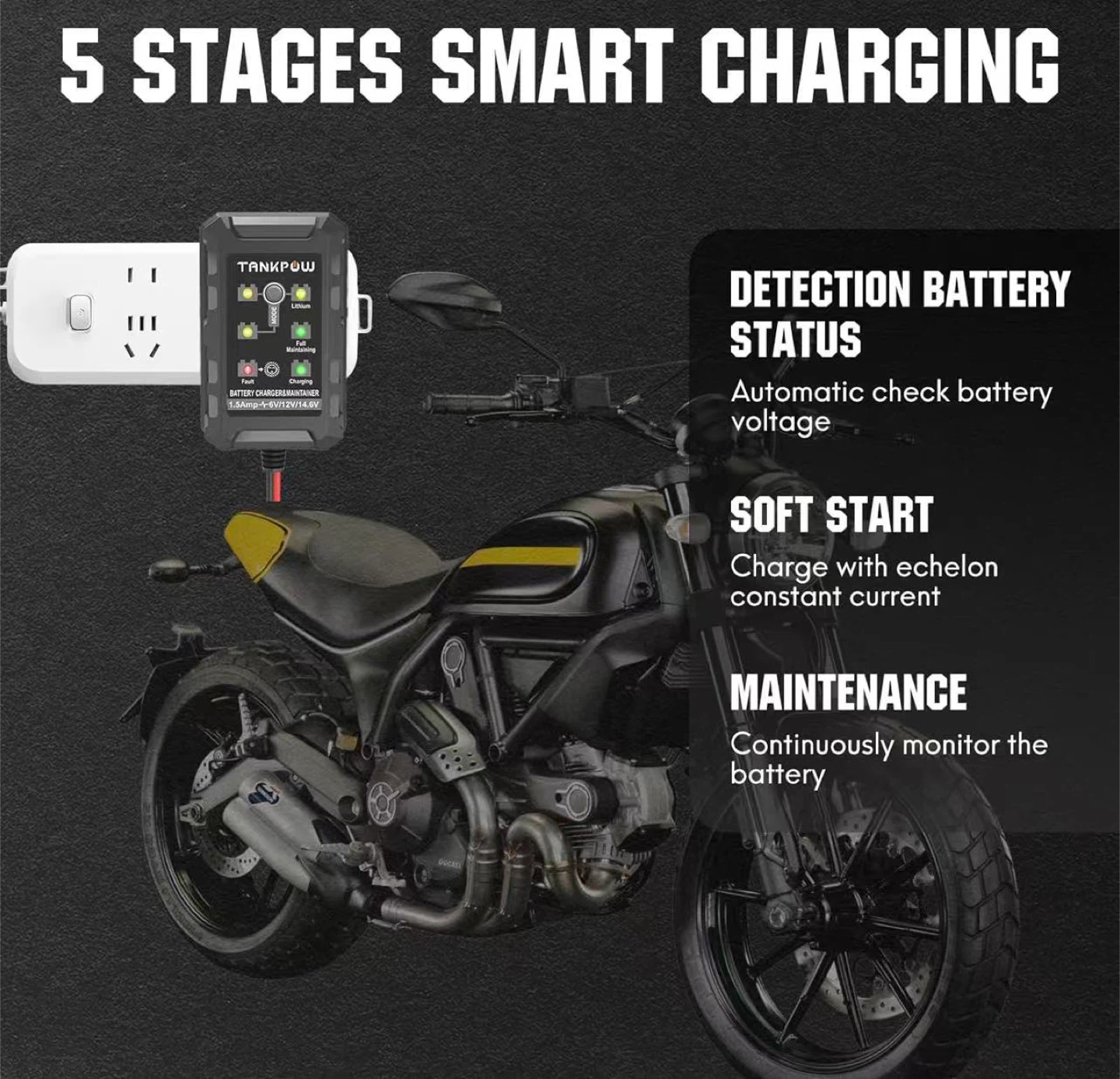 1.5 Amp 6V/12V Battery Charger & Maintainer - photo 3
