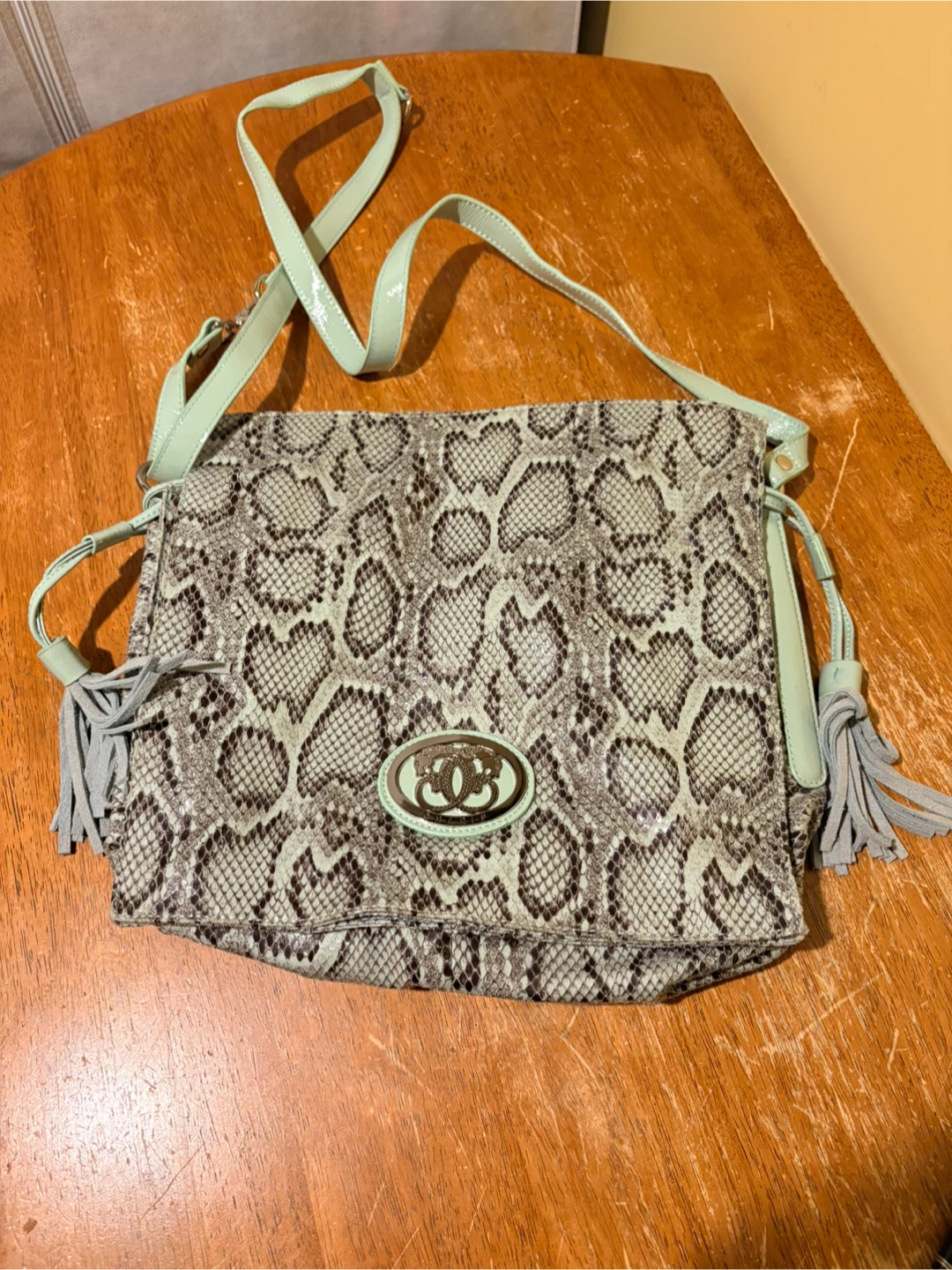 Vintage SHARIF snakeskin leather purse - photo 2