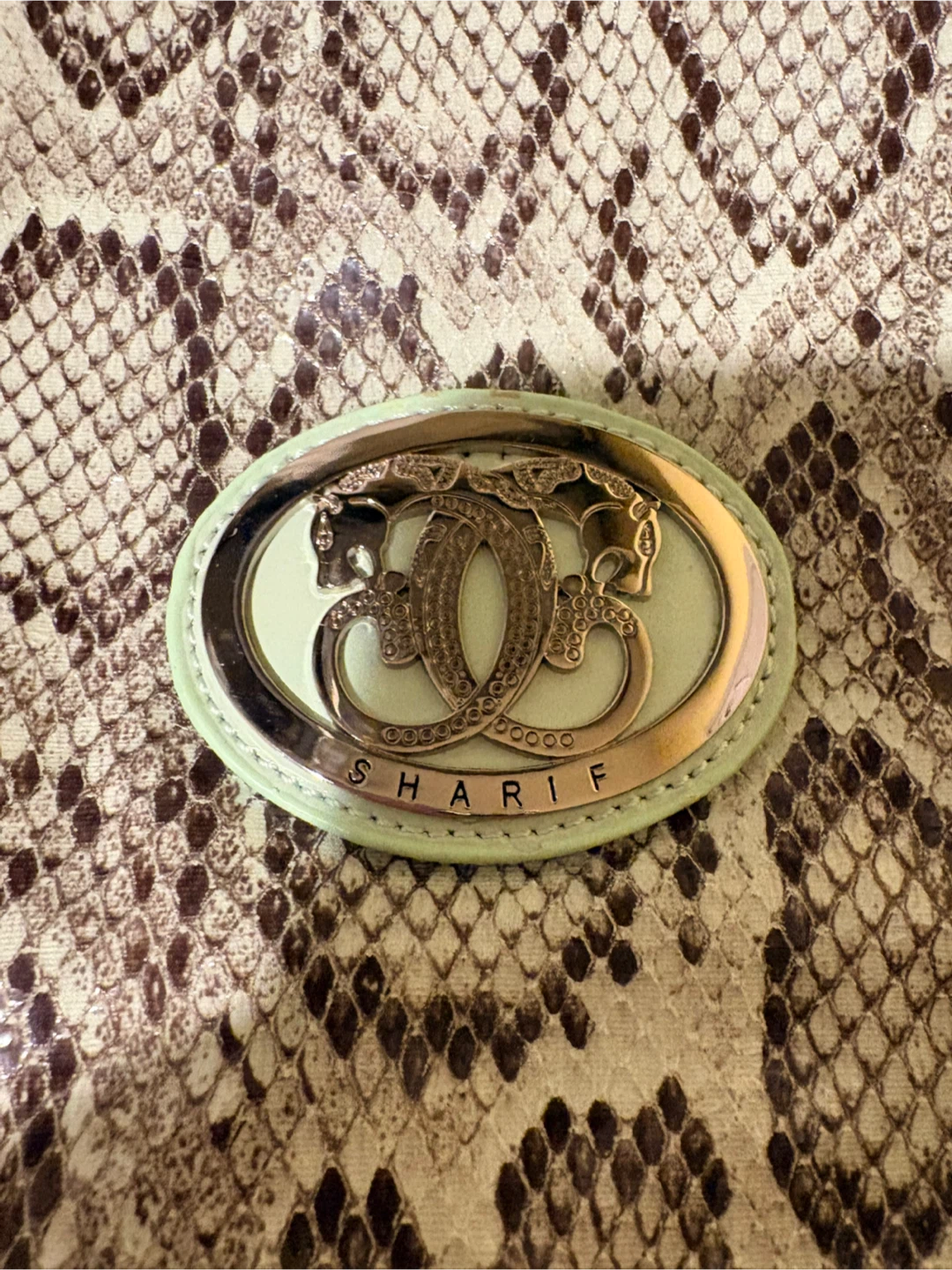 Vintage SHARIF snakeskin leather purse - photo 4
