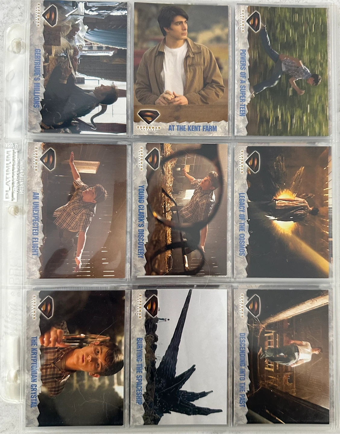 1996 Topps/DC Superman Returns Complete Mint Trading Card Set - photo 4