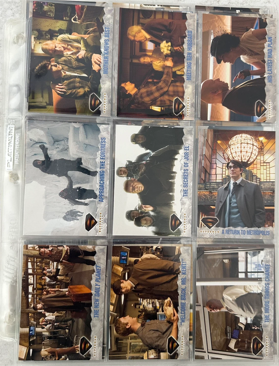 1996 Topps/DC Superman Returns Complete Mint Trading Card Set - photo 5
