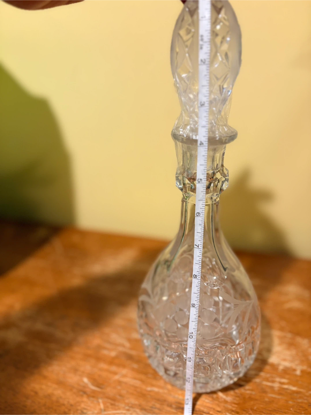 Vintage hofbauer crystal decanter - photo 5