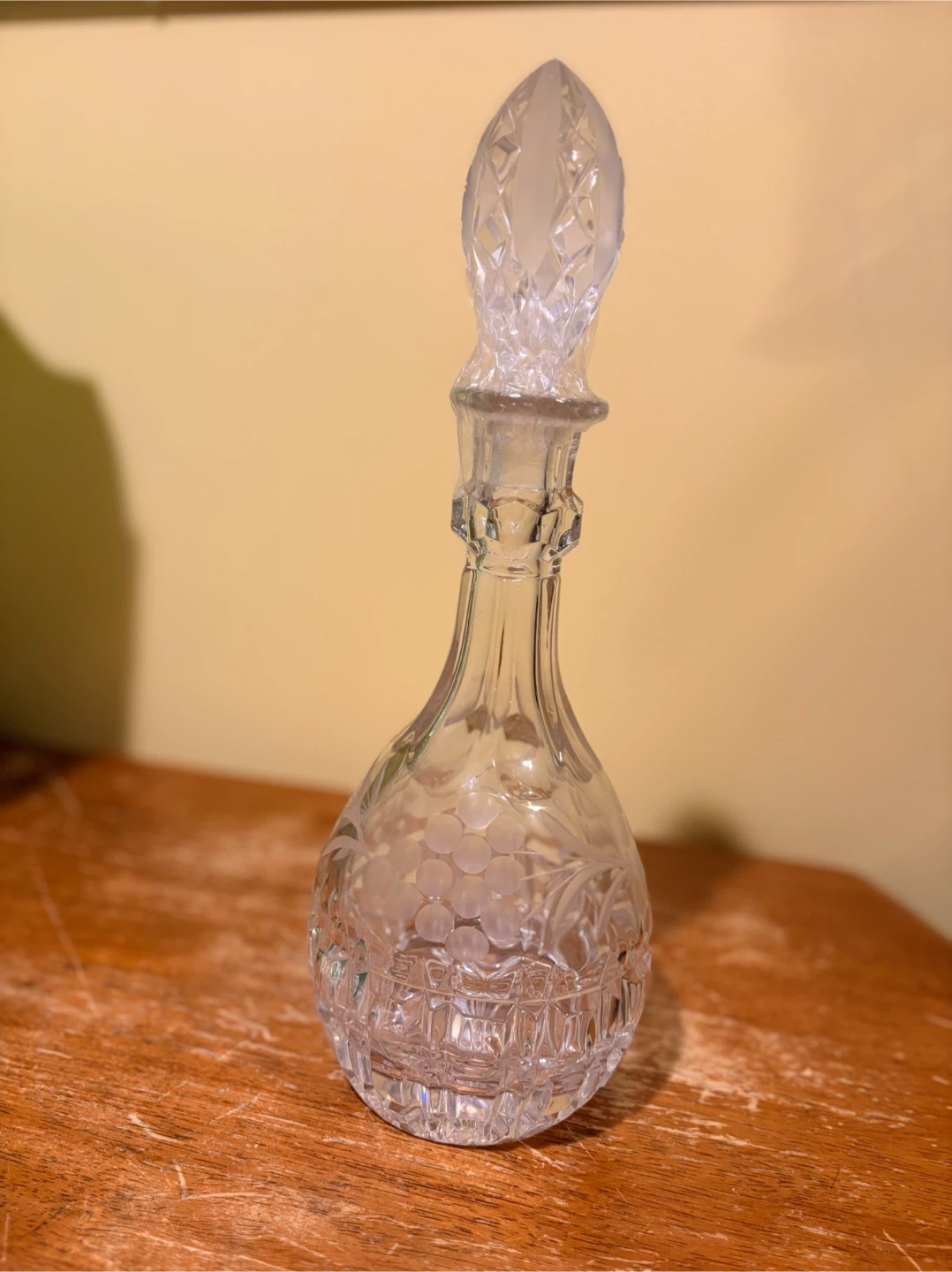 Vintage hofbauer crystal decanter - photo 2