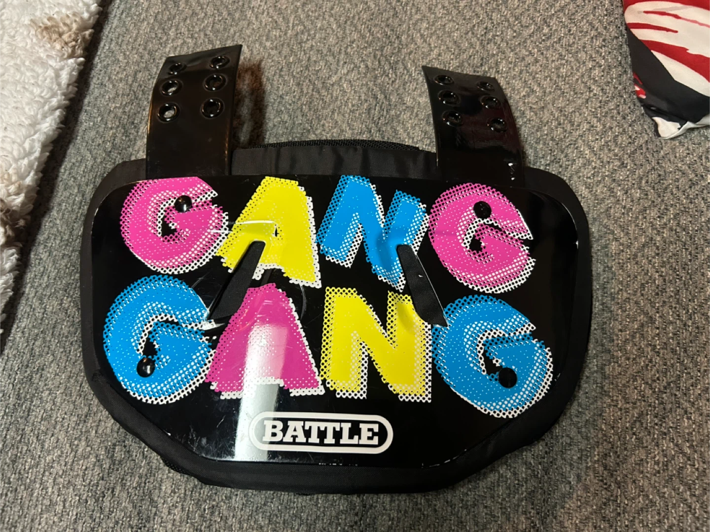 Battle Sports Gang Gang Football Back Plate
