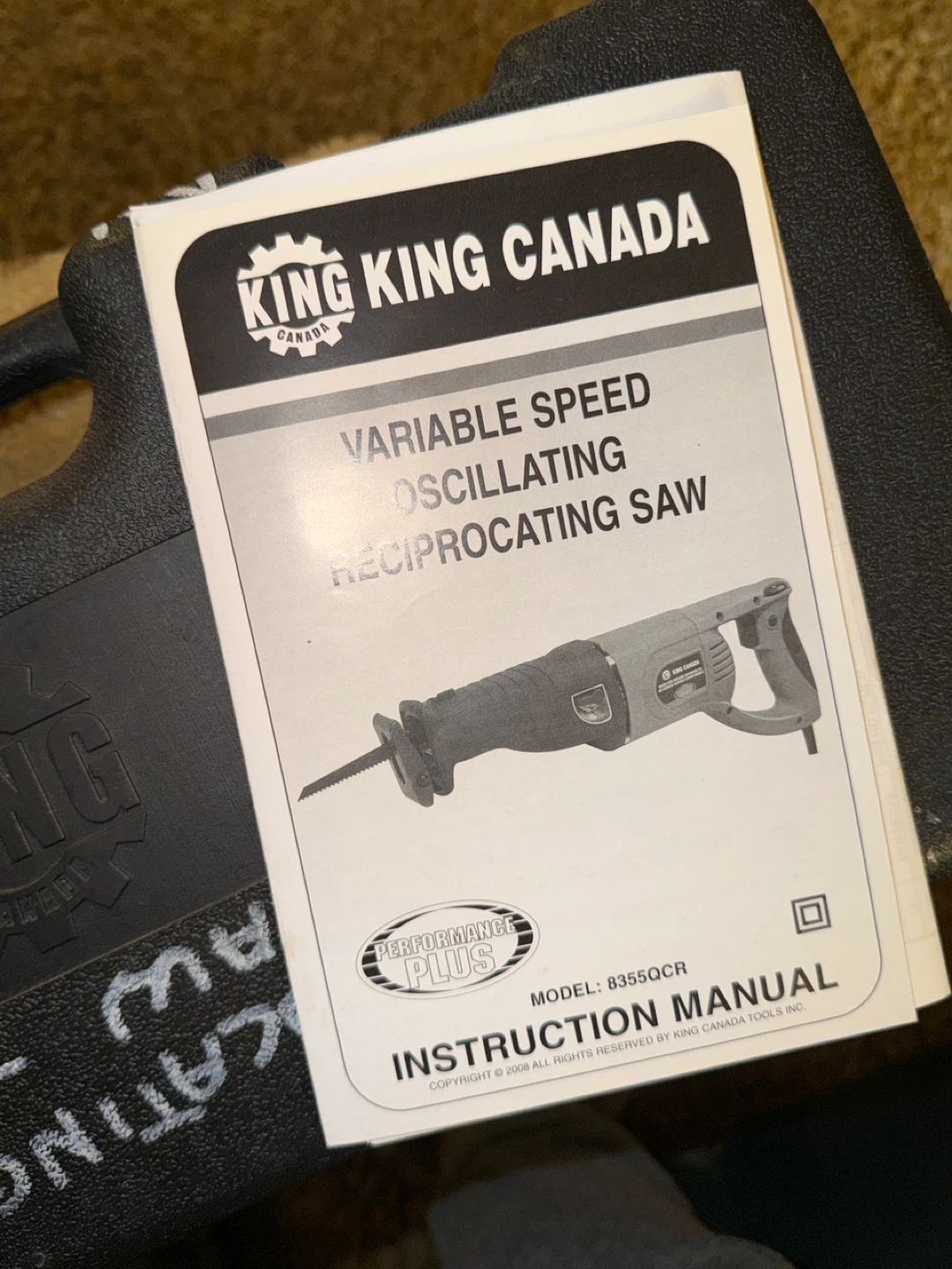 King Canada Variable Oscillating Reciprocal Saw