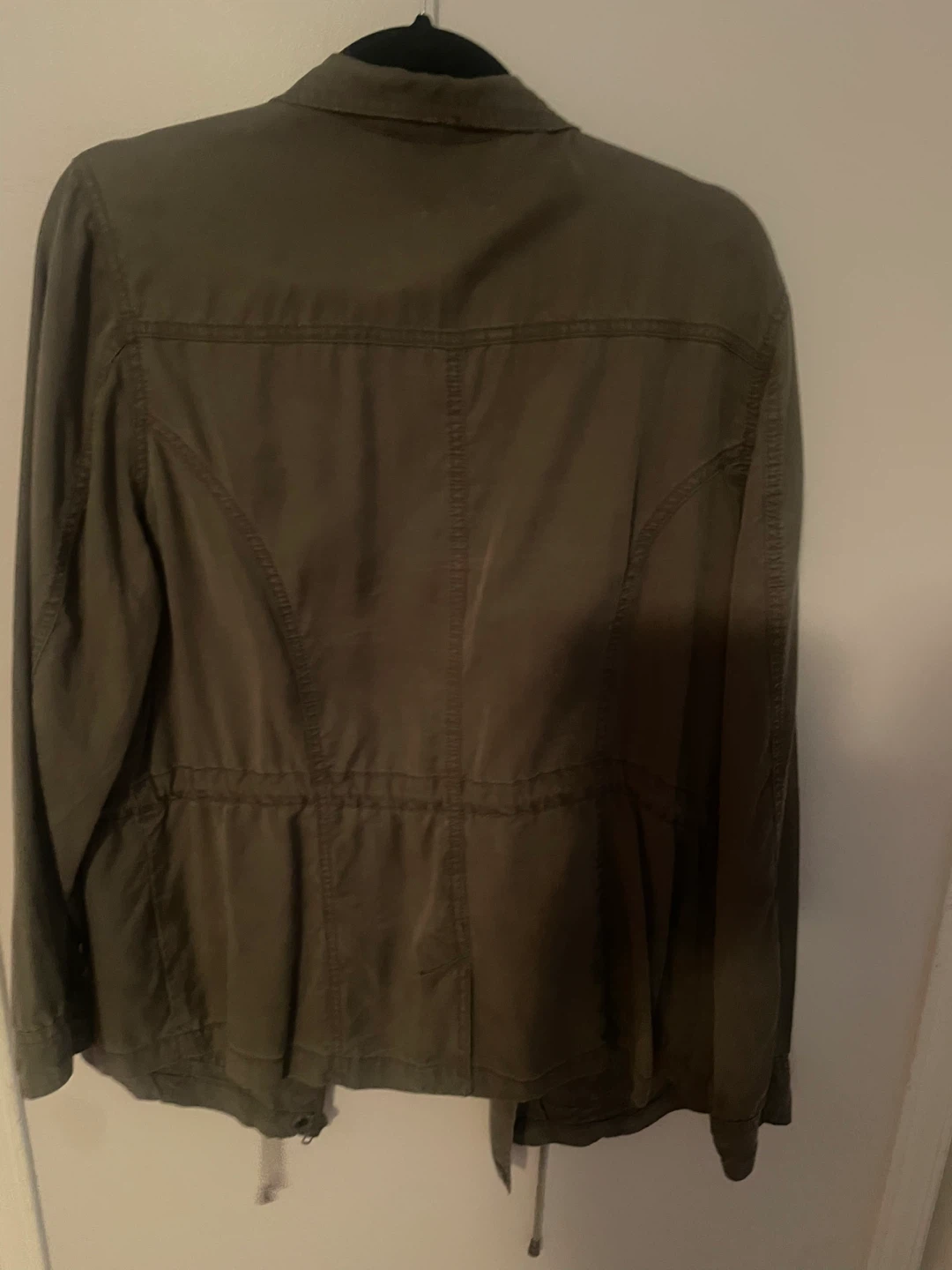 Reitmans Olive Green Utility Jacket - Plus Size 14 - photo 2